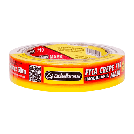 CINTA MASKING TAPE 24MM X 50M ADELBRAS