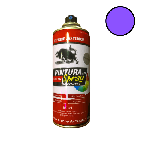 SPRAY PINTURA ESMALTE MORADO TORO-NEGRO