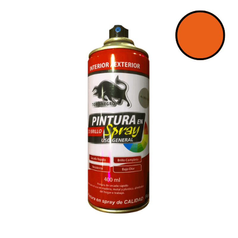 SPRAY-PINTURA-ESMALTE-NARANJA-TORO-NEGRO