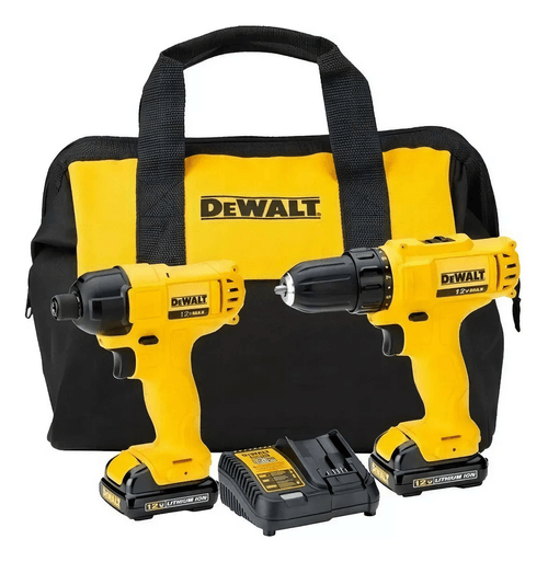 Kit Taladro Y Atornillador De Impacto 12v Dewalt Dck199c2