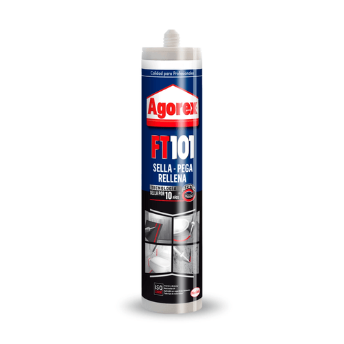 SILICONA MONTAJE GRIS 300ML H&H101