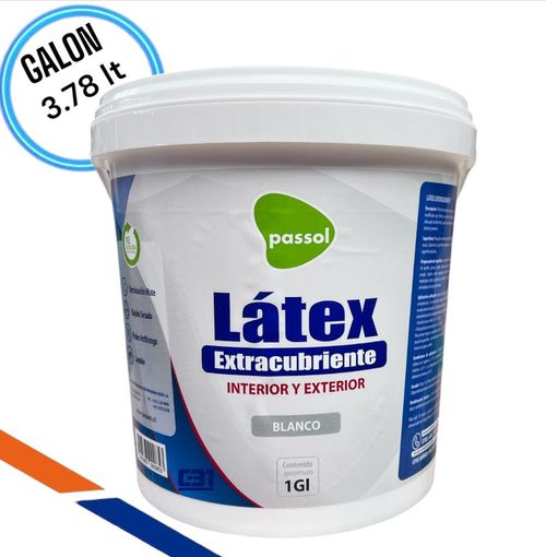 Latex Extracubriente blanco Galon passol