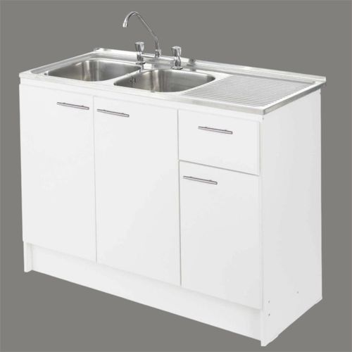 Kit Mueble lavaplatos 120 cm derecho con rebalse