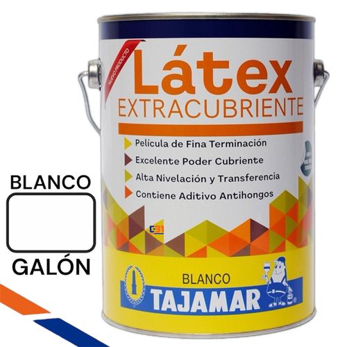 Latex Extracubriente Blanco Galon Tajamar