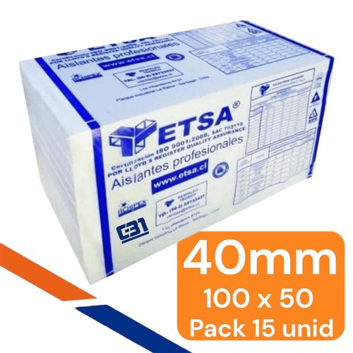 AISLAPOL 40MM 1X0.50MT PAQUETE