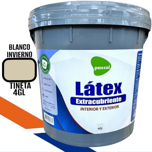 Latex Extracubriente Blanco Invierno tineta passol
