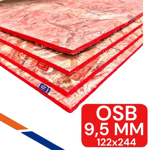 OSB 9.5MM  IMPORTADO 1.22X2.44MT ROJO