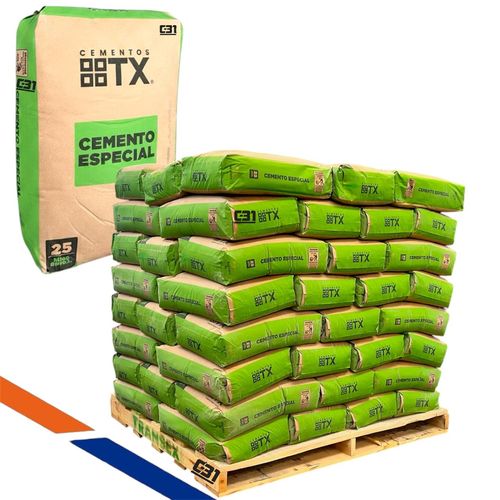 PALLET CEMENTO TX (TRANSEX) 25KG (64 UNIDADES)