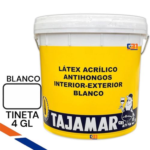 LATEX ACRILICO ANTIHONGO TAJAMAR BLANCO TINETA