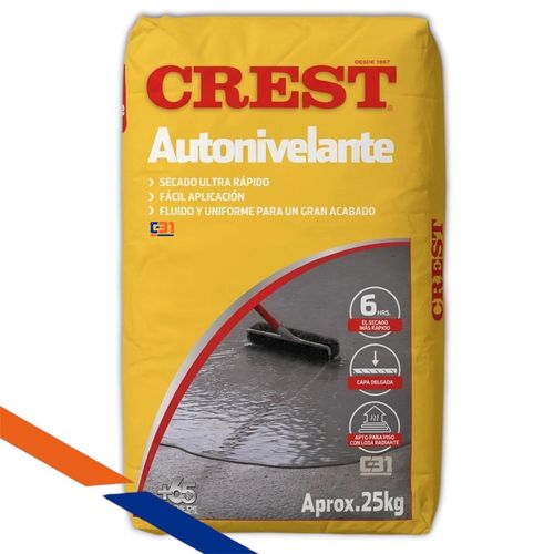 AUTONIVELANTE FLUIDO CREST 25 KG