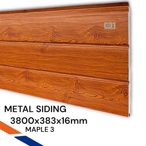 METAL SIDING 3800X383X16 MAPLE 3