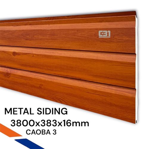 METAL SIDING 3800X383X16 CAOBA 3