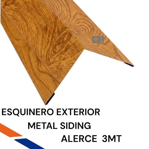 ESQUINERO EXTERIOR ALERCE METAL SIDING 3MT
