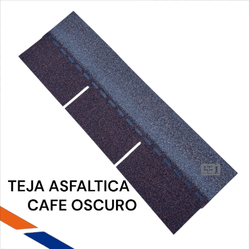TEJA ASFALTICA CAFE OSCURO 2.95M2 SUICH