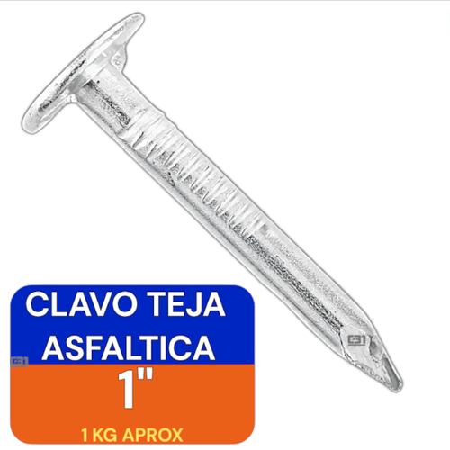 CLAVO TEJA ASFALTICA 1KG