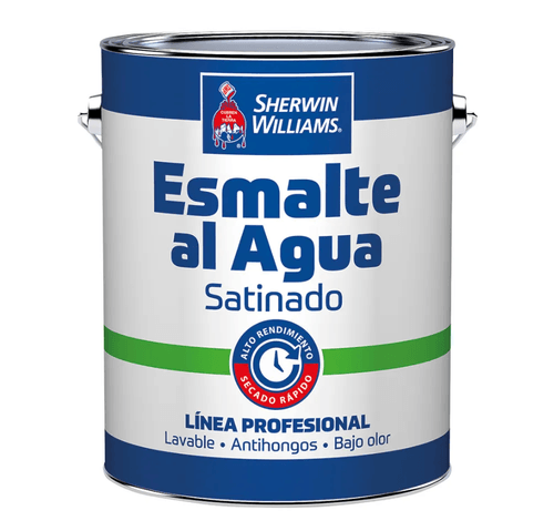 ESMALTE AL AGUA BLANCO GALON LINEA PROFESIONAL SHERWIN WILLIAMS