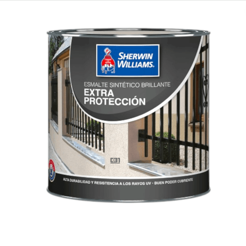 ESMALTE SINTETICO EXTRA PROTECCION NEGRO 1/4 GALON