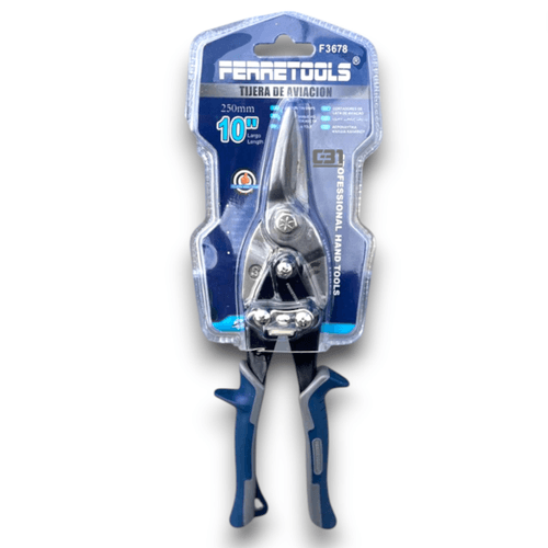 TIJERA AVIACION 10" FERRETOOLS F3678 HOJALATERIA