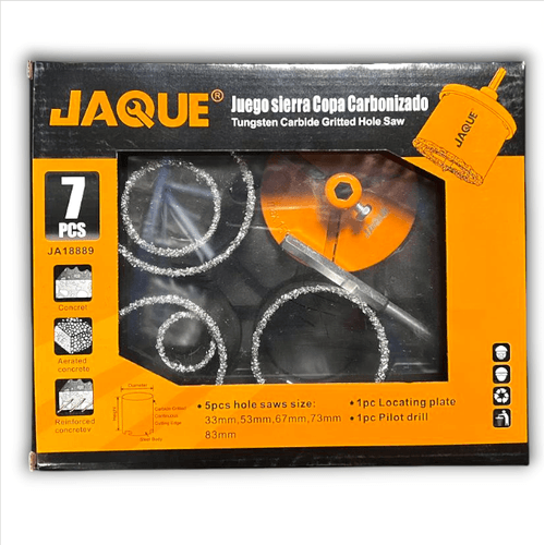 JUEGO COPA DIAMANTADA 7PCS JAQUE SET