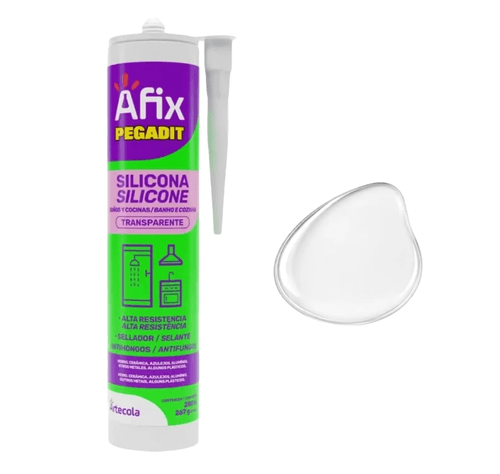 SILICONA BAÑO Y COCINA TRANSPARENTE 280ML AFIX