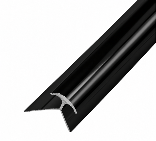 ESQUINERO NEGRO EXTERIOR 2.95mt ( wall panel pvc )