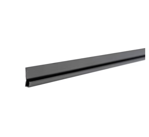 PERFIL J NEGRO 2.95mt ( wall panel pvc )