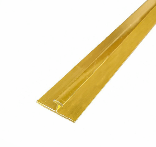 PERFIL UNION H DORADO 2.95mt ( wall panel pvc )